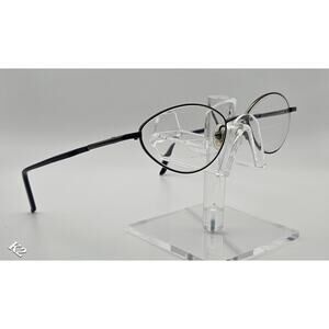 Ellen Tracy Dark Blue Oval Eyeglasses Frames 51-16-135 Lightweight Optical
